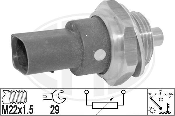 ERA 330923 - Sensor, coolant temperature autospares.lv