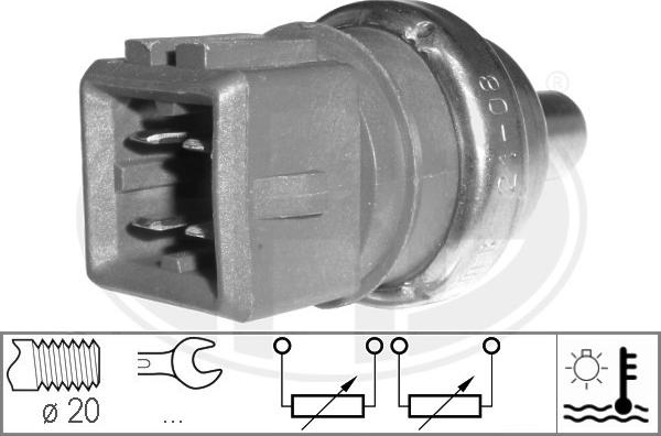 ERA 330497 - Sensor, coolant temperature autospares.lv