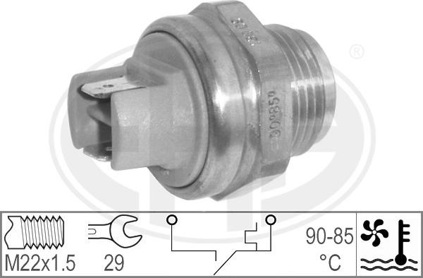 ERA 330563 - Temperature Switch, radiator / air conditioner fan autospares.lv