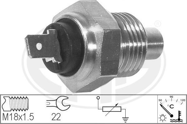 ERA 330531 - Sensor, coolant temperature autospares.lv