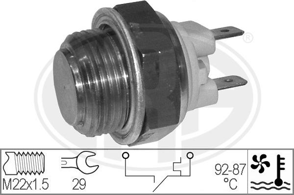 ERA 330166 - Temperature Switch, radiator / air conditioner fan autospares.lv