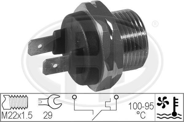 ERA 330168 - Temperature Switch, radiator / air conditioner fan autospares.lv