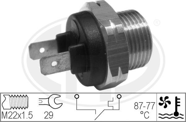 ERA 330167 - Temperature Switch, radiator / air conditioner fan autospares.lv