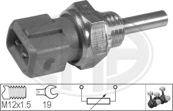 ERA 330121 - Sensor, coolant temperature autospares.lv