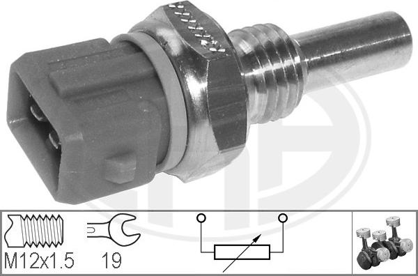 ERA 330122 - Sensor, coolant temperature autospares.lv