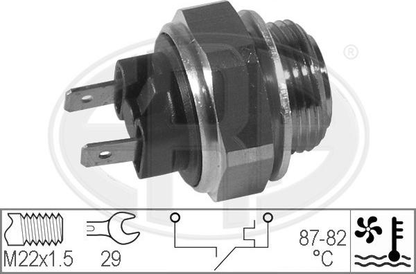 ERA 330170 - Temperature Switch, radiator / air conditioner fan autospares.lv