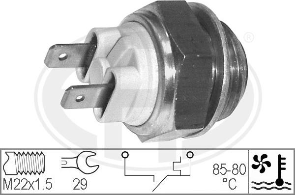 ERA 330171 - Temperature Switch, radiator / air conditioner fan autospares.lv