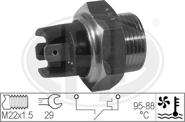 ERA 330172 - Temperature Switch, radiator / air conditioner fan autospares.lv