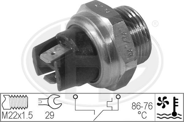 ERA 330292 - Temperature Switch, radiator / air conditioner fan autospares.lv