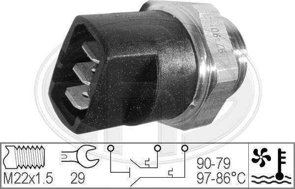 ERA 330281 - Temperature Switch, radiator / air conditioner fan autospares.lv