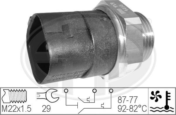 ERA 330283 - Temperature Switch, radiator / air conditioner fan autospares.lv