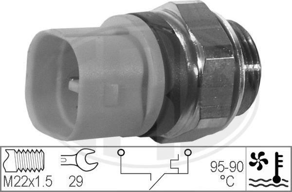 ERA 330282 - Temperature Switch, radiator / air conditioner fan autospares.lv