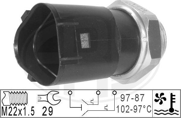 ERA 330230 - Temperature Switch, radiator / air conditioner fan autospares.lv