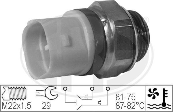 ERA 330222 - Temperature Switch, radiator / air conditioner fan autospares.lv