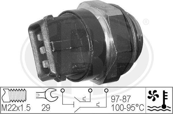 ERA 330271 - Temperature Switch, radiator / air conditioner fan autospares.lv