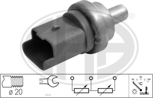 ERA 330742 - Sensor, coolant temperature autospares.lv