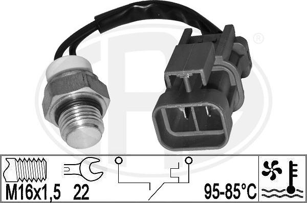 ERA 331040 - Temperature Switch, radiator / air conditioner fan autospares.lv