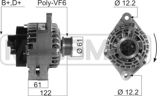 ERA 209494 - Alternator autospares.lv