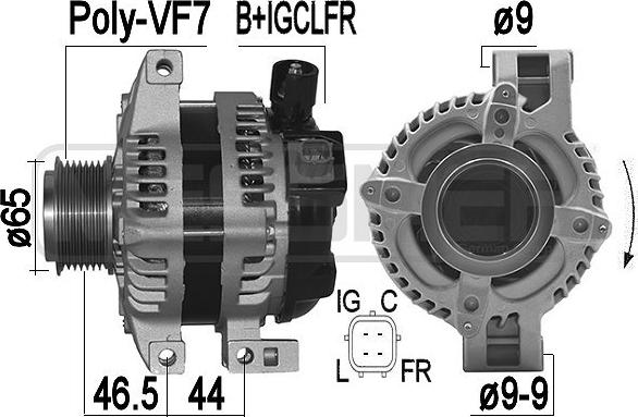 ERA 209498A - Alternator autospares.lv