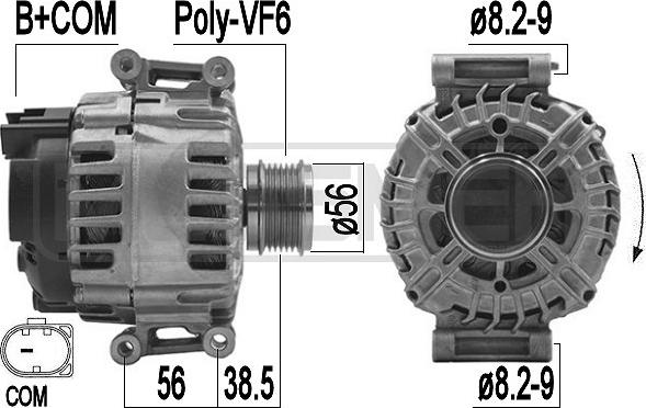 ERA 209493 - Alternator autospares.lv