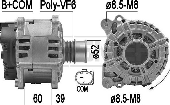 ERA 209492 - Alternator autospares.lv