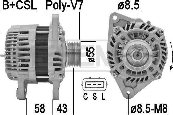 ERA 209449A - Alternator autospares.lv