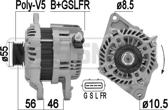 ERA 209448A - Alternator autospares.lv