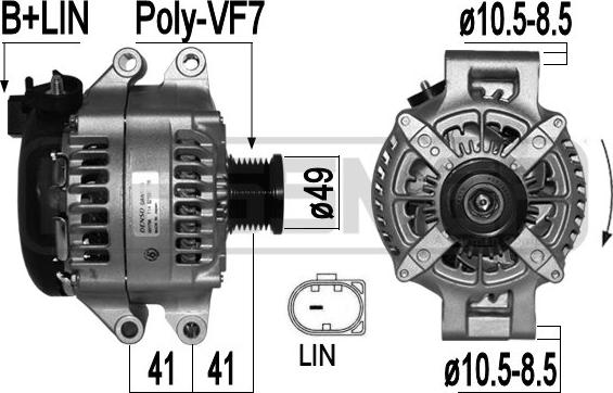 ERA 209452 - Alternator autospares.lv