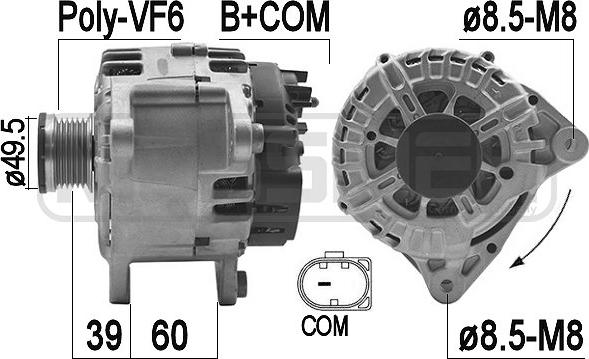 ERA 209463 - Alternator autospares.lv