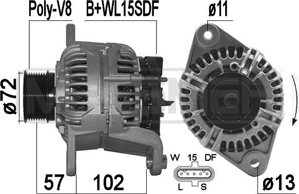 ERA 209489 - Alternator autospares.lv