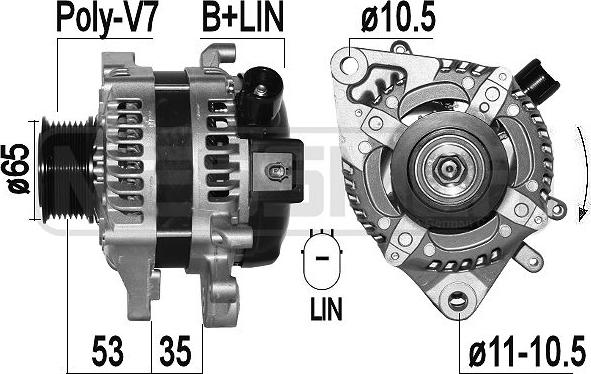 ERA 209431 - Alternator autospares.lv