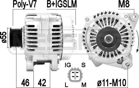 ERA 209421A - Alternator autospares.lv