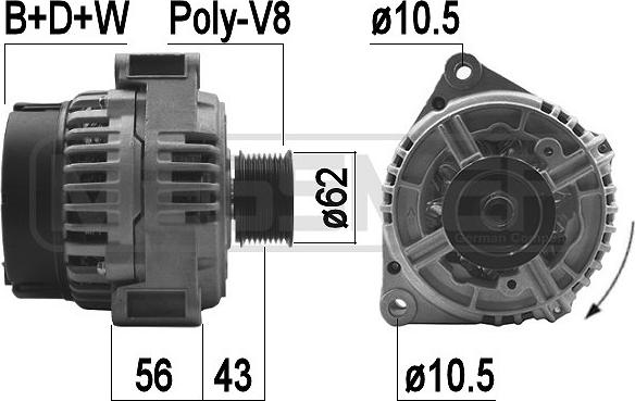 ERA 209479A - Alternator autospares.lv