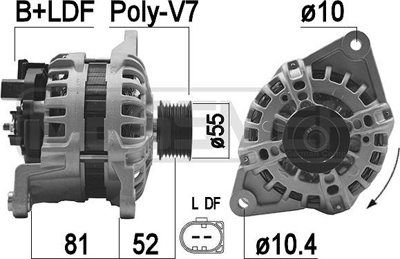 ERA 209478A - Alternator autospares.lv