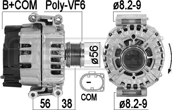 ERA 209592 - Alternator autospares.lv