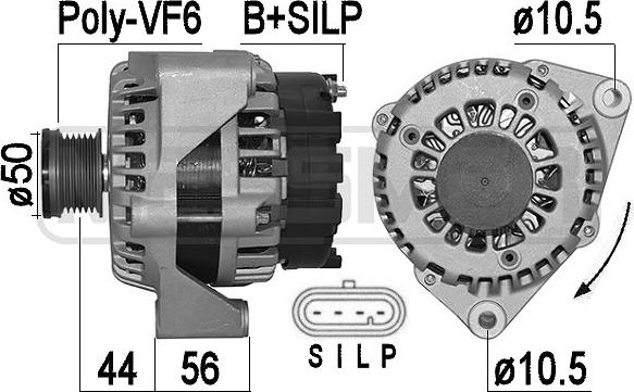 ERA 209544A - Alternator autospares.lv