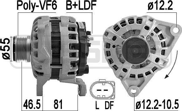 ERA 209558 - Alternator autospares.lv