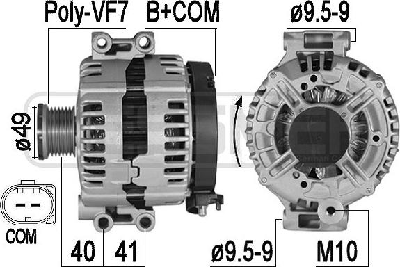 ERA 209570A - Alternator autospares.lv