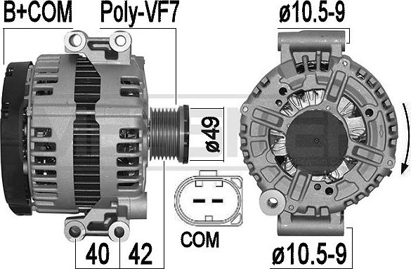 ERA 209560A - Alternator autospares.lv