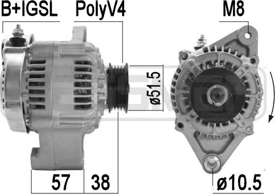 ERA 209509A - Alternator autospares.lv