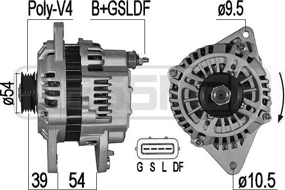 ERA 209514A - Alternator autospares.lv