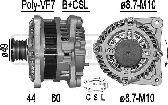 ERA 209515A - Alternator autospares.lv