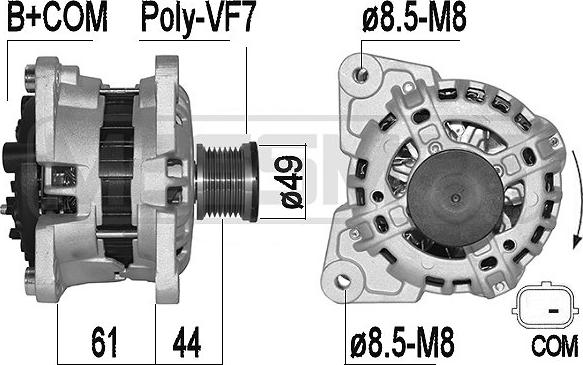 ERA 209518A - Alternator autospares.lv