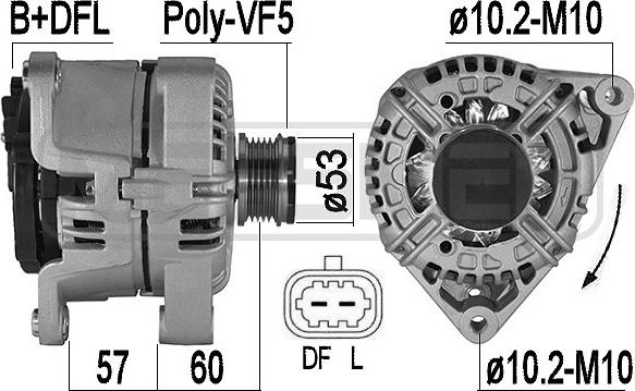 ERA 209539A - Alternator autospares.lv