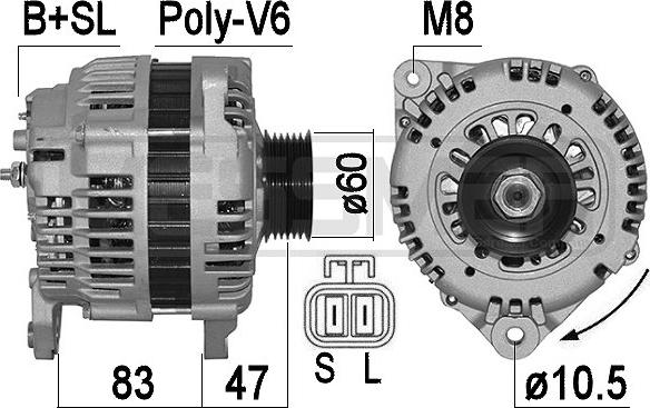 ERA 209579A - Alternator autospares.lv