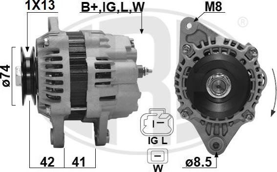 ERA 209651A - Alternator autospares.lv