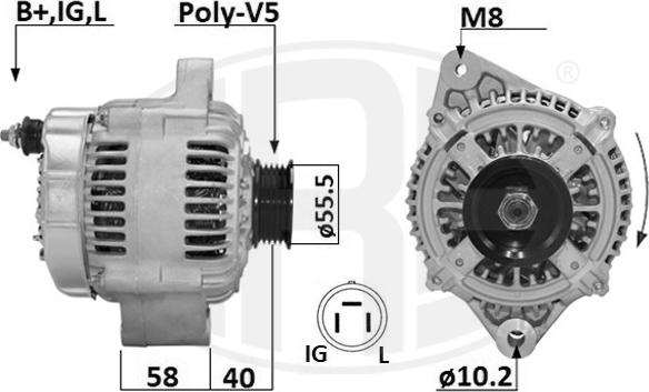 ERA 209661A - Alternator autospares.lv