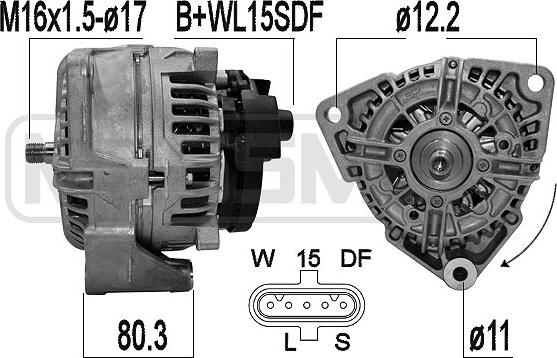 ERA 209609 - Alternator autospares.lv