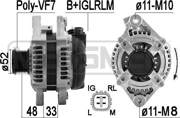 ERA 209602 - Alternator autospares.lv