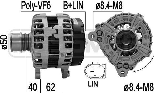 ERA 209614 - Alternator autospares.lv